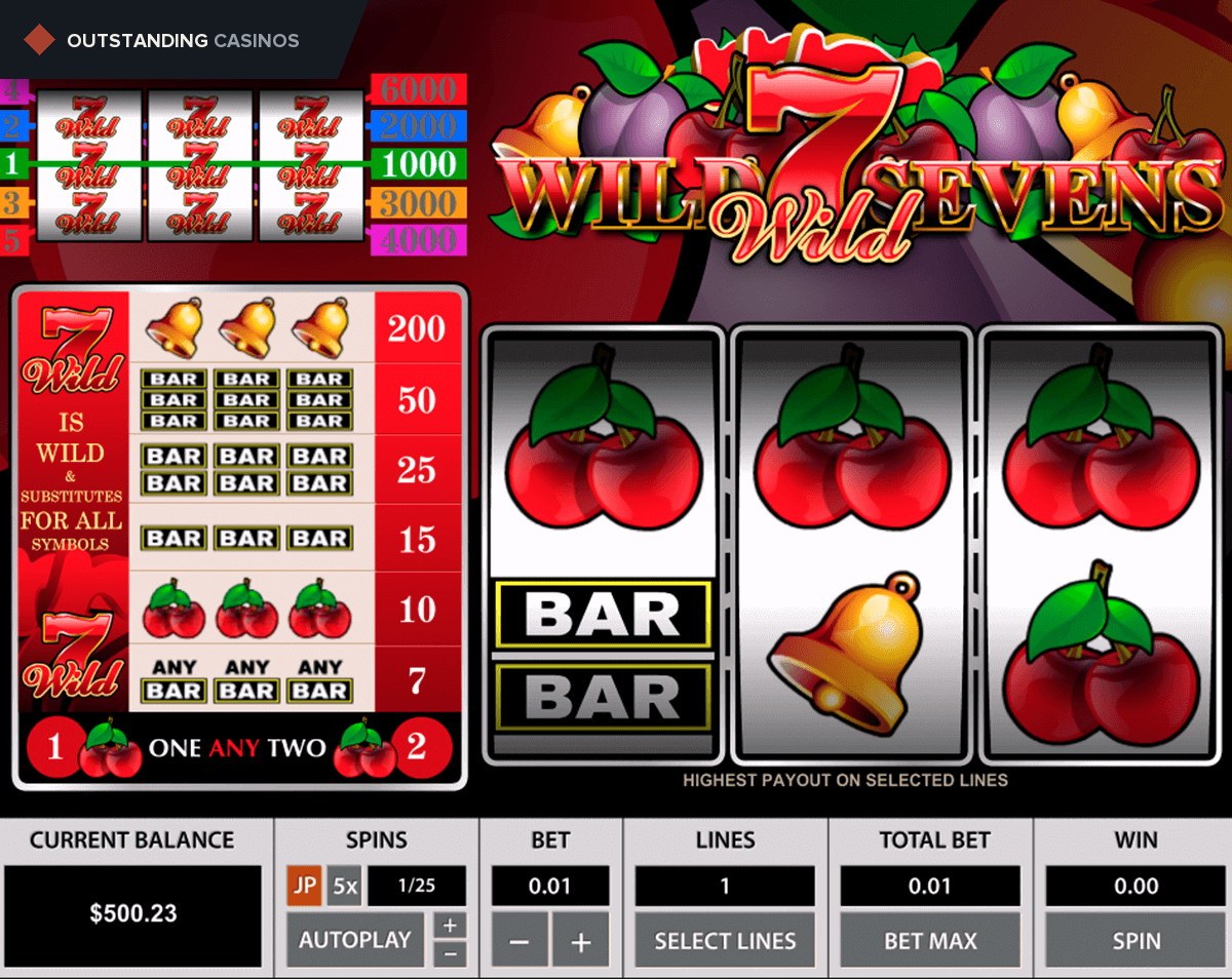 Play Wild Sevens 3 Reels By Pragmatic Play Info