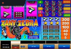 Zany Zebra by Microgaming
