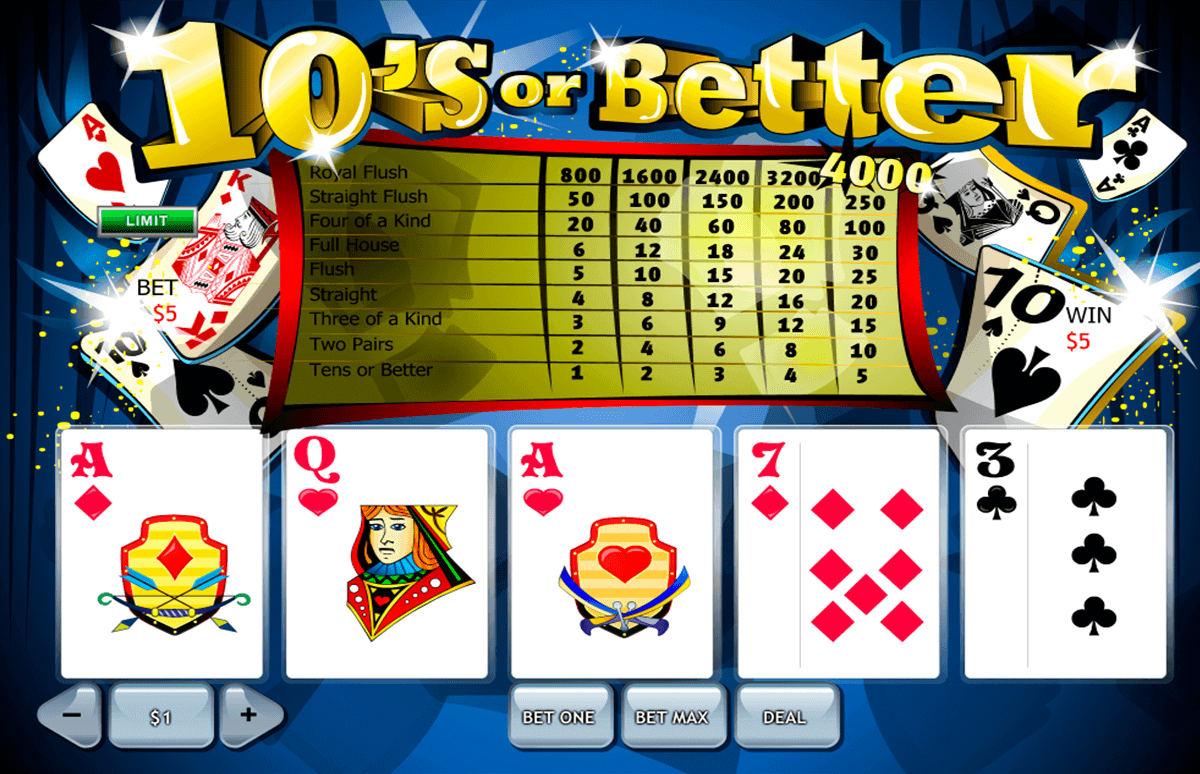 Play 10’s or Better By PlayTech