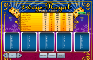 2 Ways Royal By PlayTech