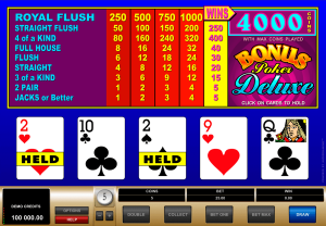 Bonus Poker Deluxe By Microgaming