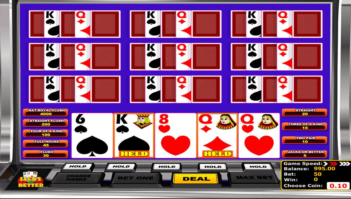 Play Jacks Or Better Poker By Betsoft For Free