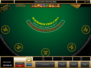 Multi-hand Blackjack By Microgaming