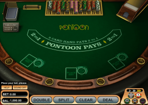 Pontoon BlackJack By BetSoft