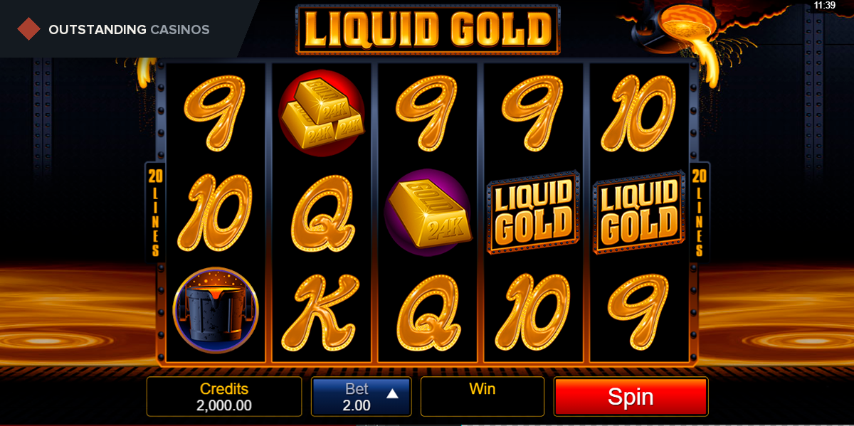 Play Liquid Gold by Microgaming