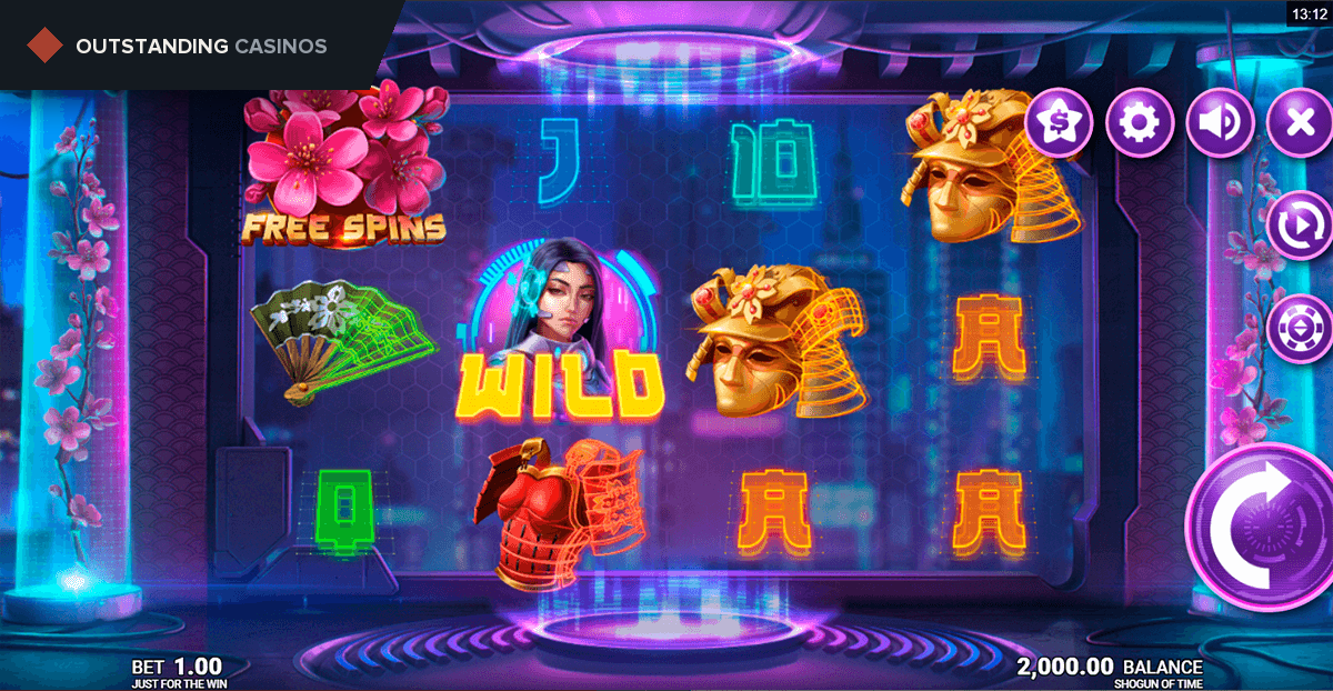 Play Shogun of time by Microgaming