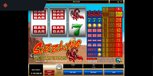 Sizzling Scorpions by Microgaming