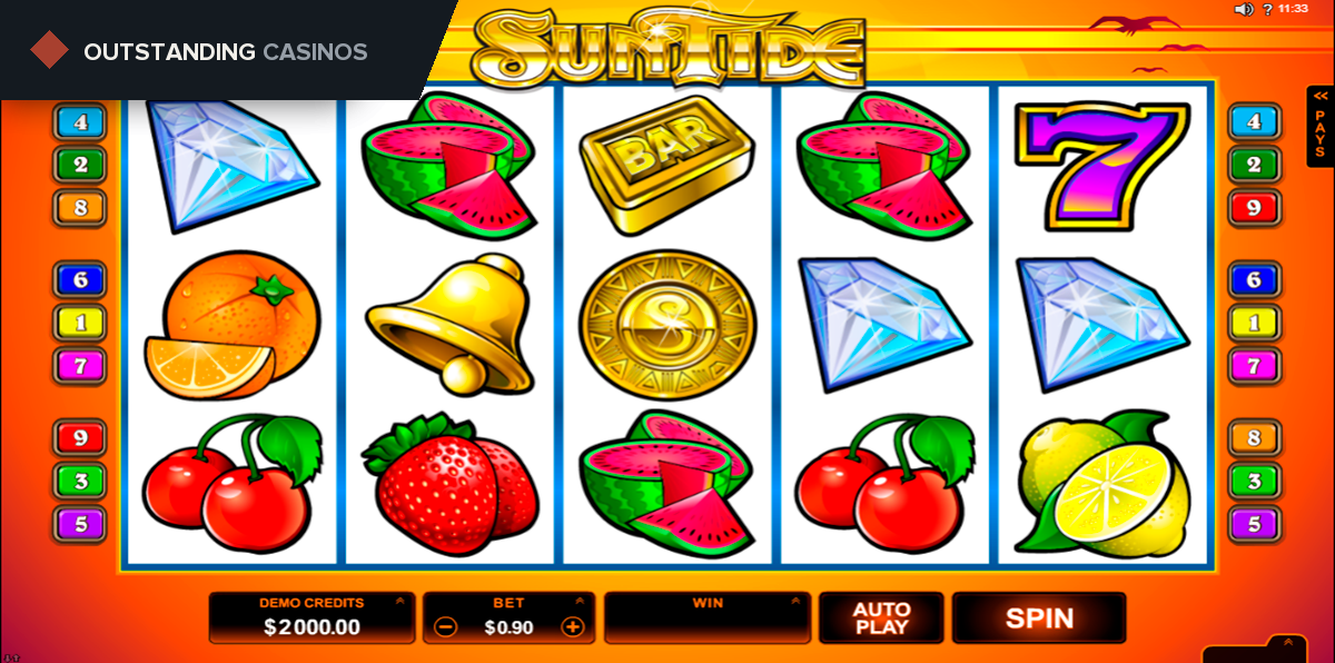 Play Sun Tide by Microgaming