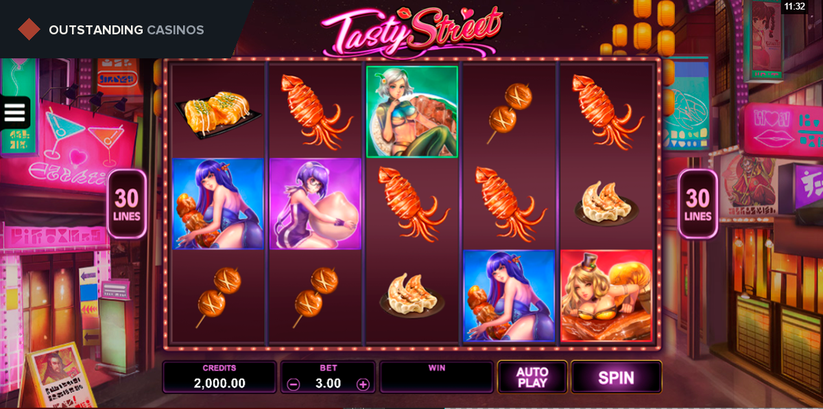 Play Tasty Street by Microgaming
