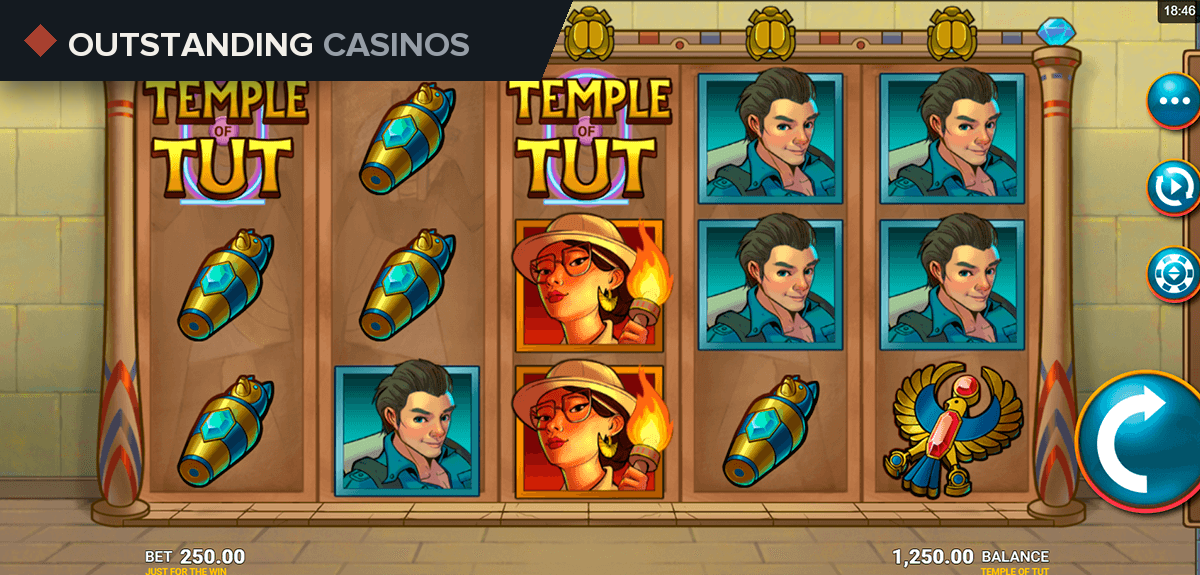 Play Temple of Tut by Microgaming