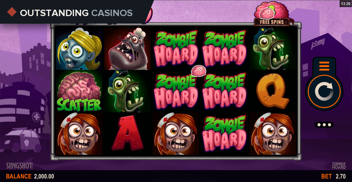 Play Zombie Hoard by Microgaming